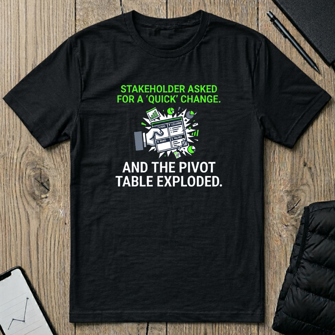 Pivot table exploded tee