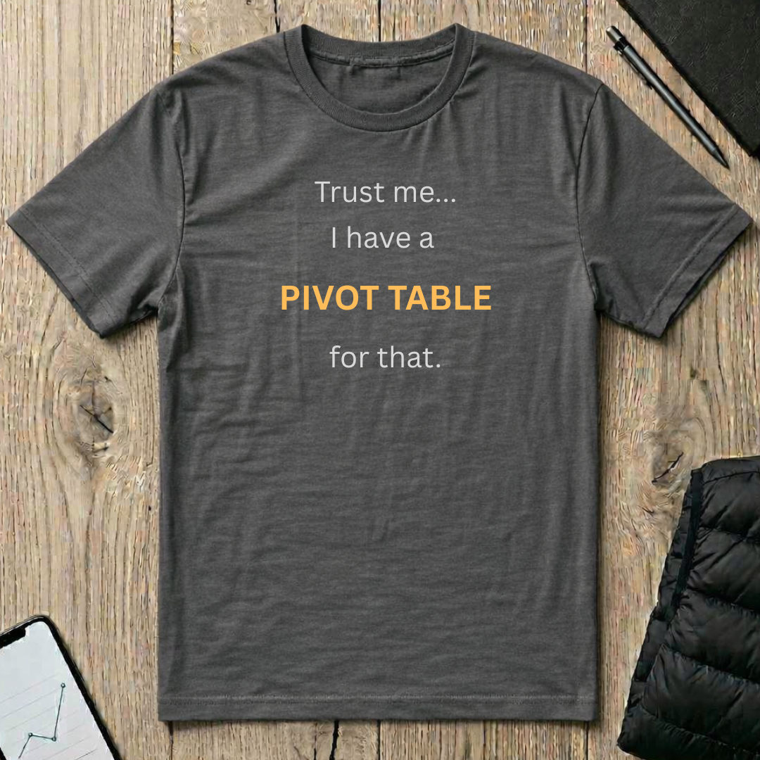 The Pivot Table 2.0 tee